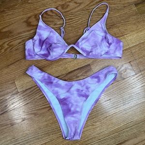 Purple Tie-Dye Bikini